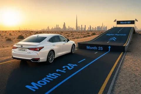 Toyota and Lexus Flex Drive UAE: How the Two-Year Reduced-Payment Finance Plan Actually Works